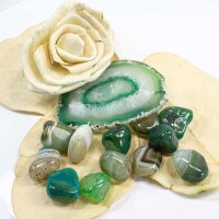 Achat Grün Trommelsteine Brasilien 10-25mm 100g