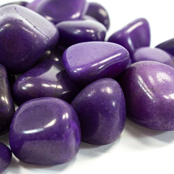 Achat Lila Dark Trommelsteine Indien 25-50mm 100g