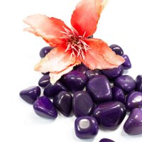 Achat Lila Dark Trommelsteine Indien 25-50mm 100g