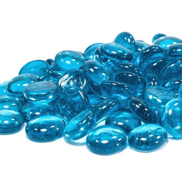 Glasnuggets Crystal Neonblau 1kg (17-20mm)