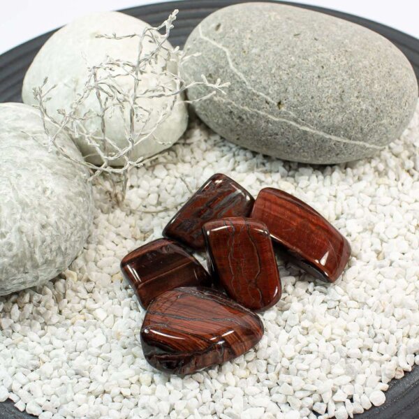 Tigerauge Rot Trommelstein 25-50mm 1 Stein