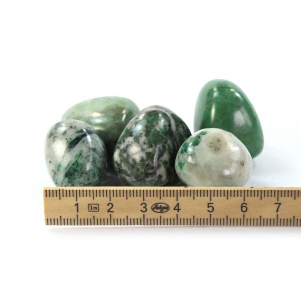 Burma Jade Trommelstein 20-30mm 1 Stein