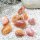 Apricot Achat Afrika Trommelstein 10-25mm 100g