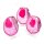 Achatscheiben Trio Pink 7,3cm - 28g / 6,9cm - 28g / 7,1cm - 29g