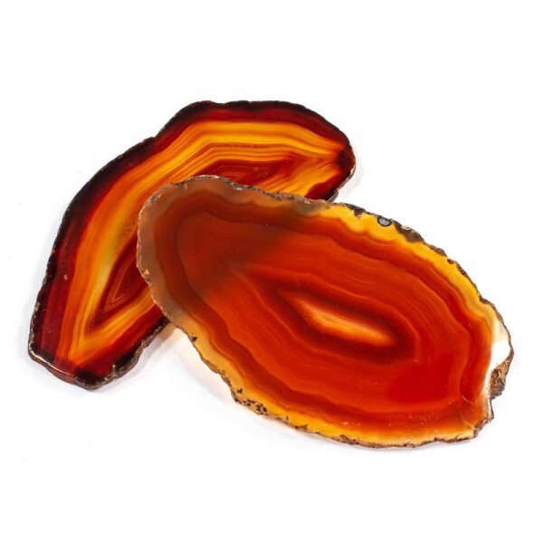 Achatscheibe Rotbraun 8-10 cm