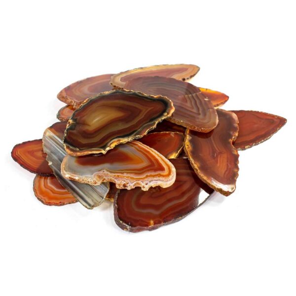 Achatscheibe Rotbraun 8-10 cm