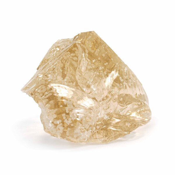 Glasbrocken Bernstein Light 1kg (60-120mm)