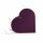 Herz Geschenkbox Violett mit Schleifenband