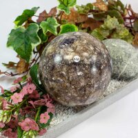 Lepidolith "Madagaskar-Charoit" Kugel 98 mm