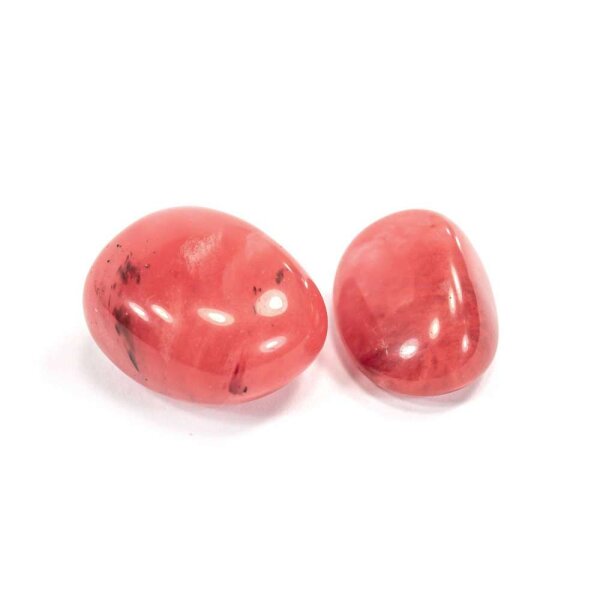 Obsidian Rot synth. tropfenförmig Trommelstein 20-30mm 1 Stein