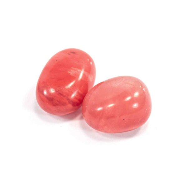 Obsidian Rot synth. tropfenförmig Trommelstein 20-30mm 1 Stein