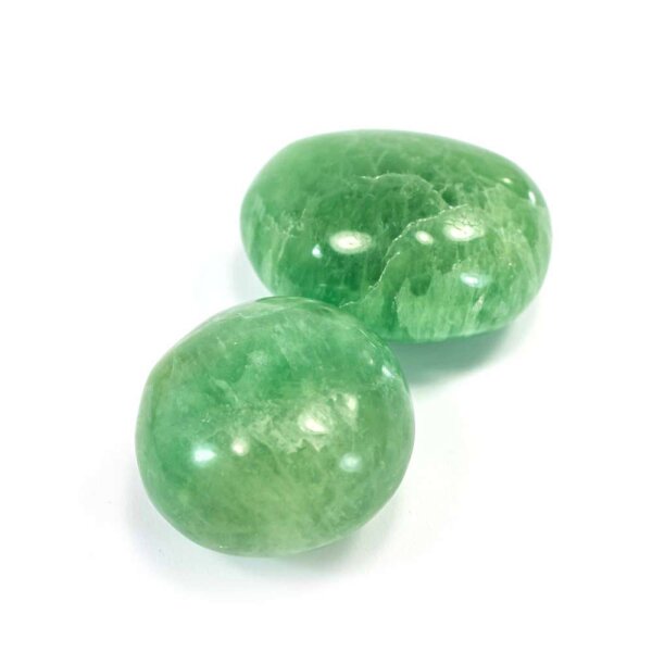 Fluorit Grün XL Madagaskar Trommelstein 35-50mm 1 Stein
