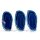 Achatscheiben Trio Blau ca. 8,3 - 9,3cm - ca. je 32g