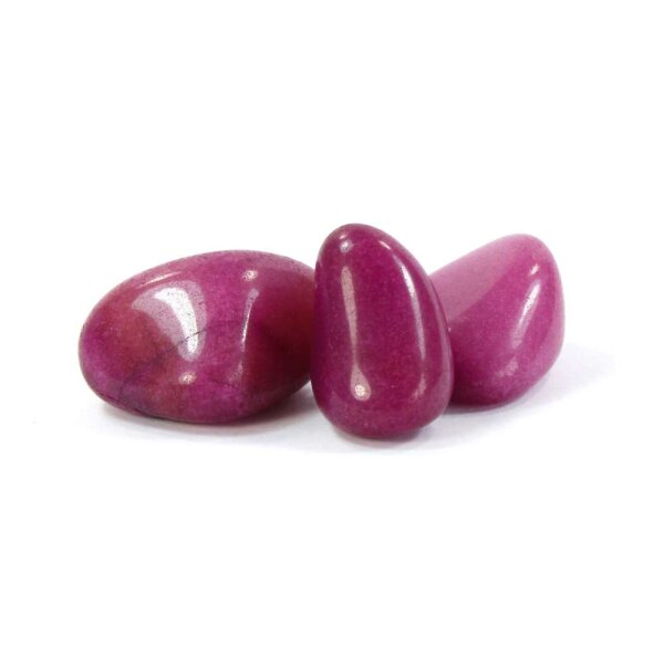Achat Pink Dyed Dark Trommelsteine Indien 25-40mm 100g