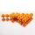 1kg Glasmurmeln Opak Orange marmoriert (16mm) Murmelspiel