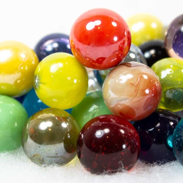 Glasmurmeln Farbmix 1kg (16mm)