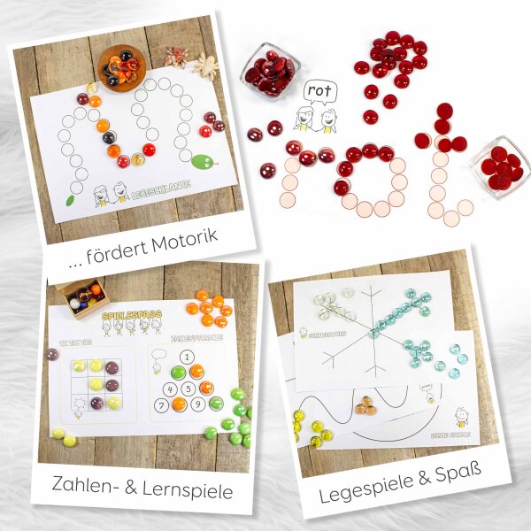 Glasnuggets Frost Petrol Türkis 1kg (17-20mm)