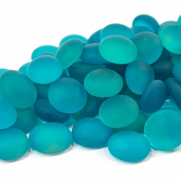 Glasnuggets Frost Petrol Türkis 1kg (17-20mm)