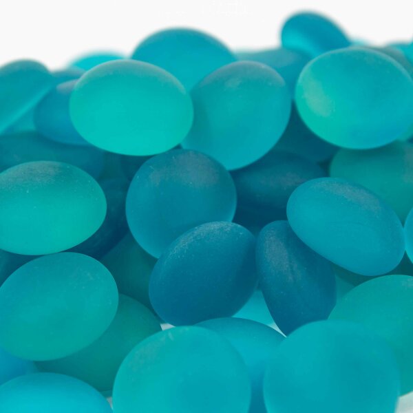 Glasnuggets Frost Petrol Türkis 1kg (17-20mm)