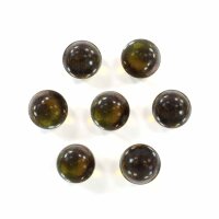 Glasmurmeln Crystal Olive Camouflage 100g (16mm) II.Wahl