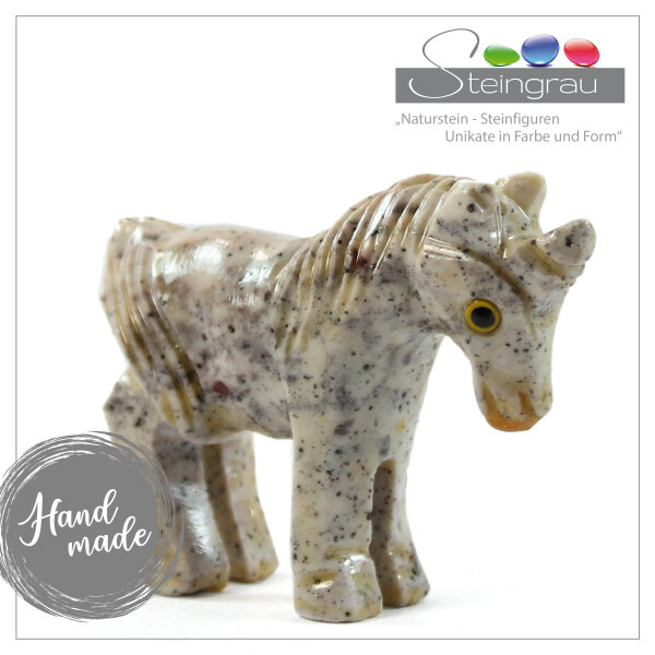 Adventskalender 24 tlg. Füllung Set 67  "1 Steinfigur Einhorn Lyria"